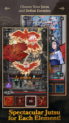 NinjaBattle : Defense RPG - Screenshot 2