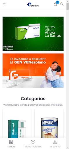 Android application premiumfarmacia screenshort