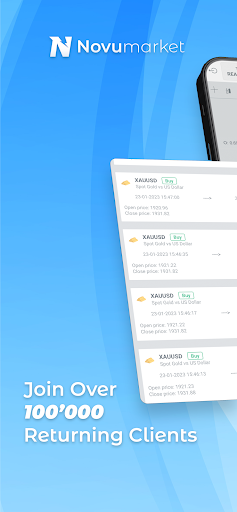 Android application Novumarket - Trade Online screenshort