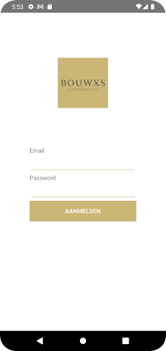 Android application BouwXS Klantportaal screenshort