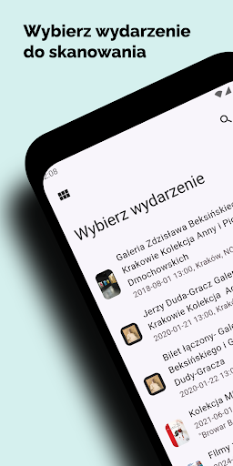Android application Skaner biletyna screenshort