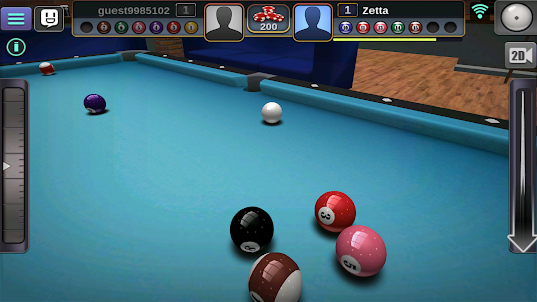 Real 3D Pool Ball Action