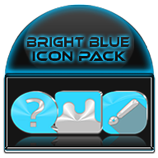 Bright Blue Icon Pack logo