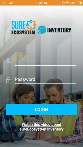 Android application sureEcosystem Inventory screenshort