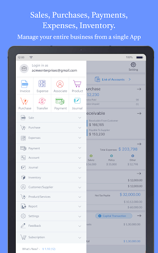 Screenshot of Accounting Bookkeeping