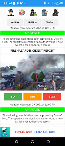 Global Eyewitness Report