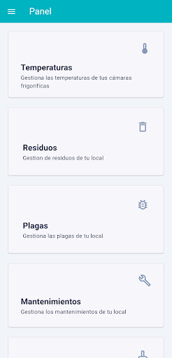Android application APPCC-Controller screenshort