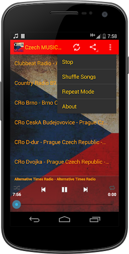 Czech MUSIC Radio Screen 2