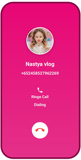 fake call and chat with nastya Screen 2