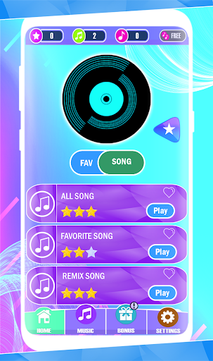 Android application aespa Kpop Piano Tiles screenshort