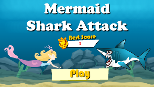 Android application Shark Attack Mia Mermaid screenshort