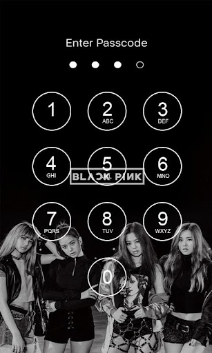 Black Pink Lock Screen Screen 2