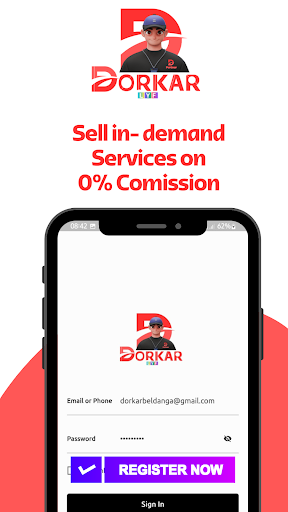 Android application Dorkar Lyf Captain screenshort