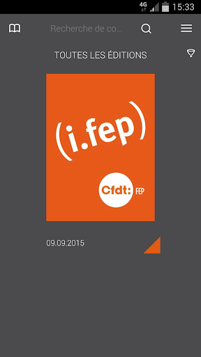 Android application i.fep screenshort