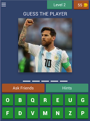 Guess Football Players