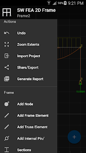 SW FEA 2D Frame Analysis