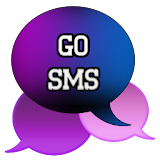 GO SMS - Simple Blend Purple icon