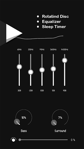 Black Music Player : MP3 Audio Screen 3