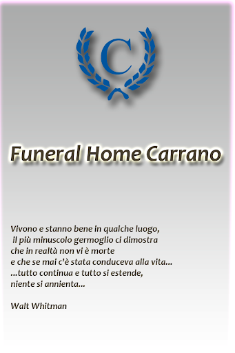 Android application iCarrano screenshort