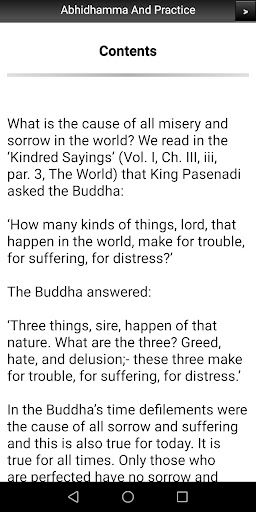Abhidhamma And Practice Screen 2
