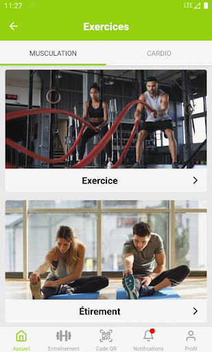 Fitness Prime Screen 2