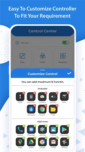 Control Center - Control Panel For Quick Actions Mod By ChiaSeAPK.Com