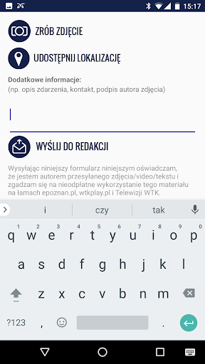 Android application epoznan.pl screenshort