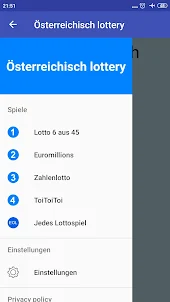 Austrian Lottery random nums