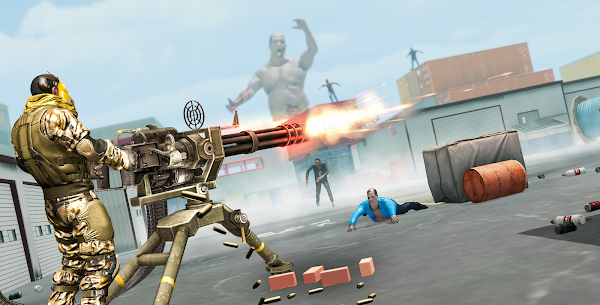 Zombie Gunner MOD APK: Gunship Games (GOD MODE/DUMB ENEMY) 2