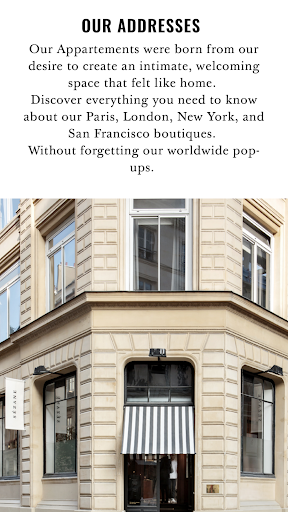 Screenshot of Sézane App Clothing & Bags