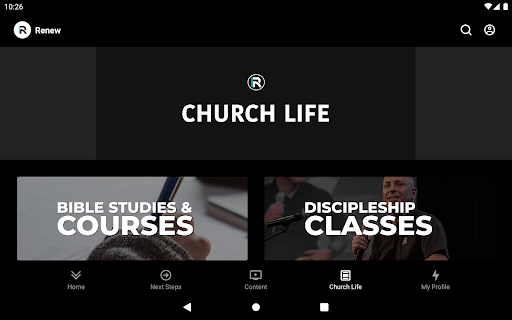 Screenshot of Renew Bible Church