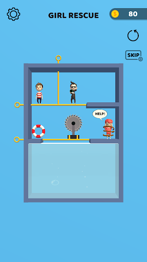 Android application Pin Rescue-Pull the pin game! screenshort