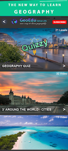 Android application GeoEdu screenshort