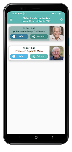 Android application Agnes Care Cuidador screenshort