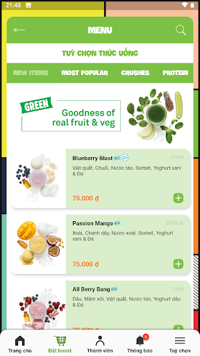 Boost Juice Vietnam Screen 2