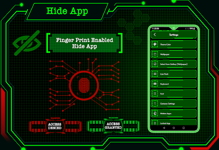 Classic launcher - App lock لقطة شاشة