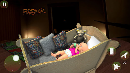 Baby In Pink Horror House Game  screenshots 1