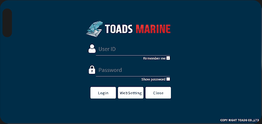 Android application ToadsMarineMobile screenshort