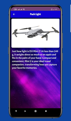 Dji Fly Drone App Guide Screen 2