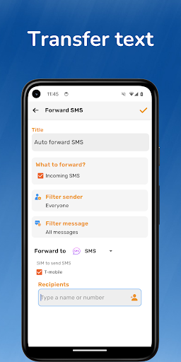 Auto Text: Automatic Message Screen 2