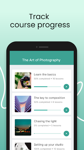 Screenshot of Thinkific