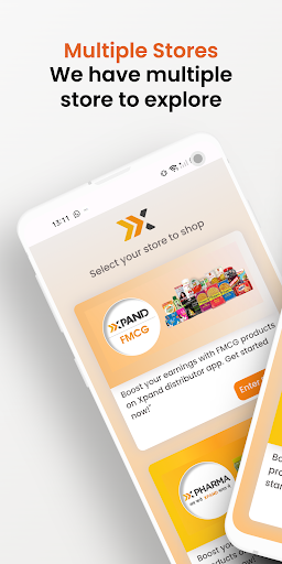 Android application XPAND Distributor screenshort