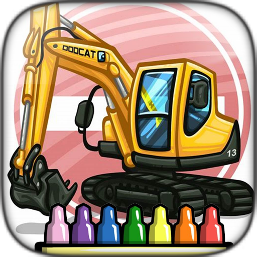 Excavator Coloring Pages