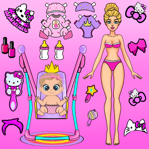 Sweet Doll Dressup Makeup Game Logo