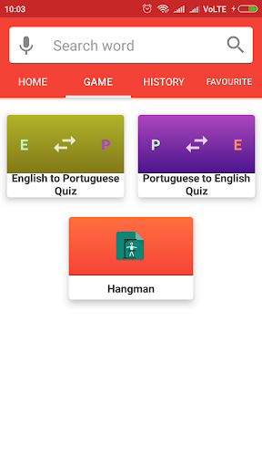 English To Portuguese Dictiona Screen 3