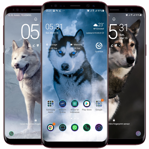 Siberian Husky Wallpaper logo