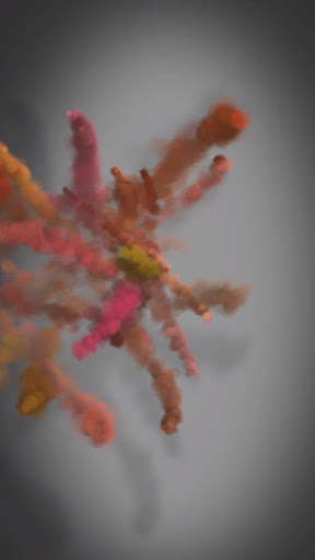 Android application smoke effect wallpaper screenshort