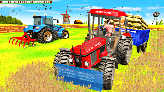 Drive Tractor Farming Games 3D