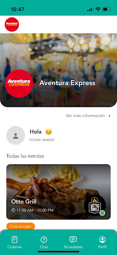 Android application Aventura Express screenshort
