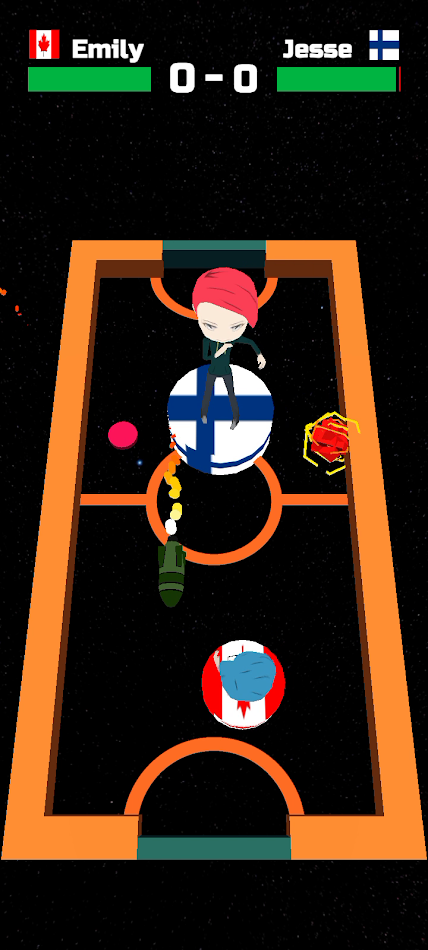#2. Crazy Ball: War Space (Android) โดย: penet game